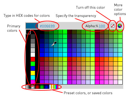 color pallet in Flash color pallet in Flash