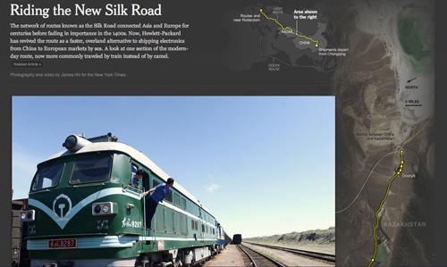 Riding the New Silk Road: digital story