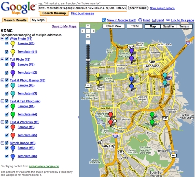 google maps icon. Google Maps displays the