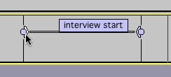 Create a label span in audacity