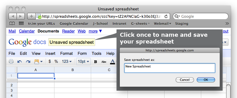 Save Your Spreadsheet