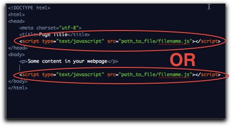 How to write a web page in javascript