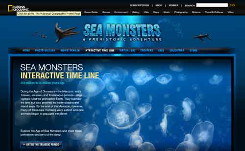 Sea Monsters: digital story
