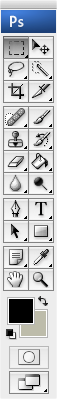 Photoshop tool palette Photoshop tool palette