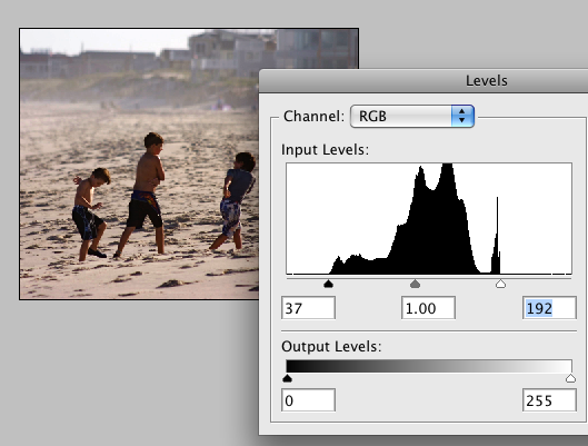 Adjusting levels in photoshop Adjusting levels in photoshop