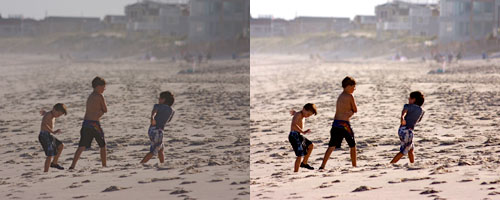 Before and after photoshop adjusted image Before and after photoshop adjusted image