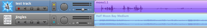 two tracks that will be mixed