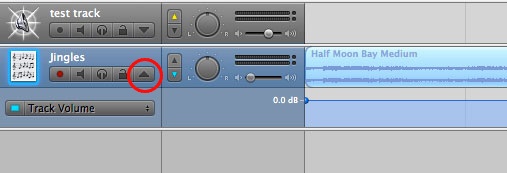 revealing the volume track