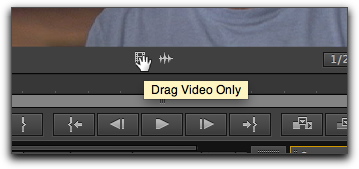 Drag video only to the timeline Drag video only to the timeline