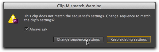 Clip mismatch settings Clip mismatch settings