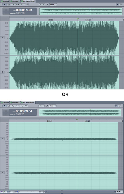 Vertical adjustment Vertical adjustment in soundtrack pro