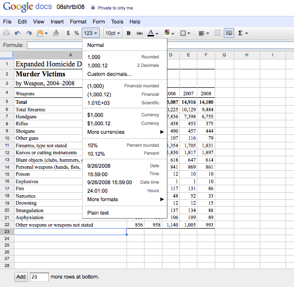 for numbers spreadsheet tutorial Berkeley Institute Advanced Media  Spreadsheets