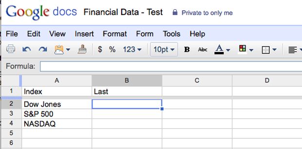 Google Finance live data Google Finance live data