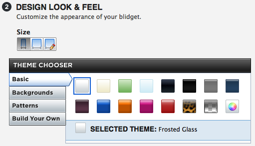 Design Widget