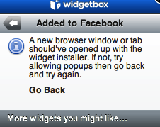 Widget Added
