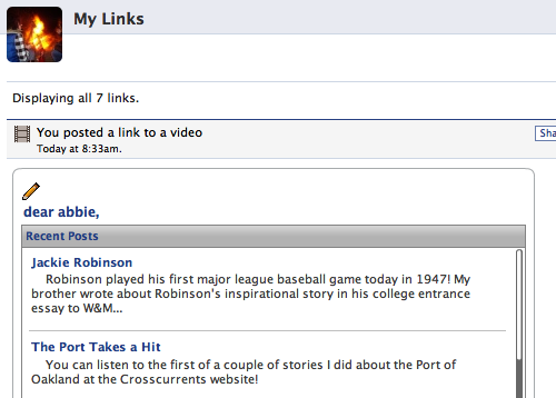 Facebook Link Detail