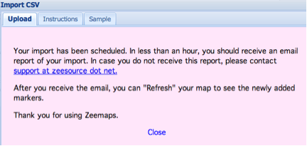 Import Scheduled Pop-Up Window import_scheduled