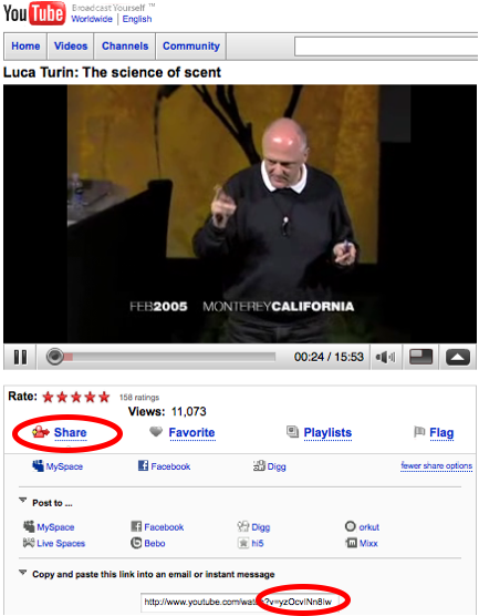 YouTube Video ID Sample youtube_1
