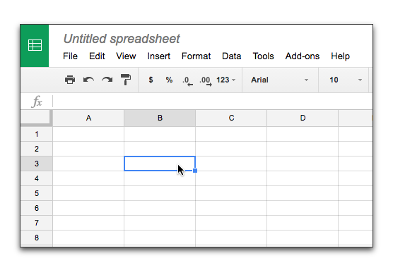 Результат untitled spreadsheet