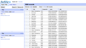 using openrefine to clean data
