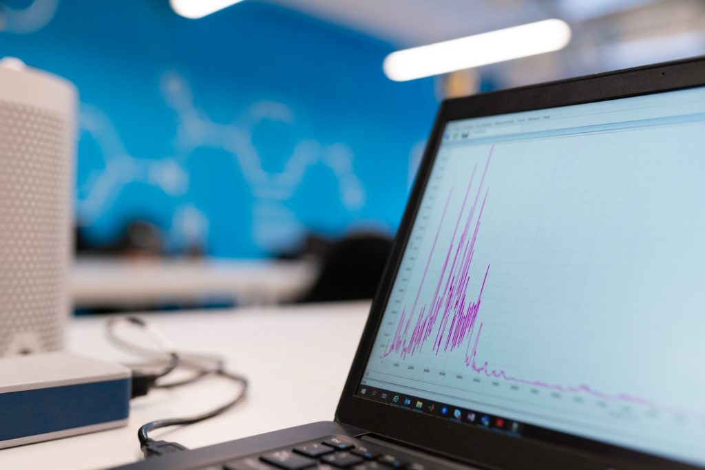 data visualization on screen
